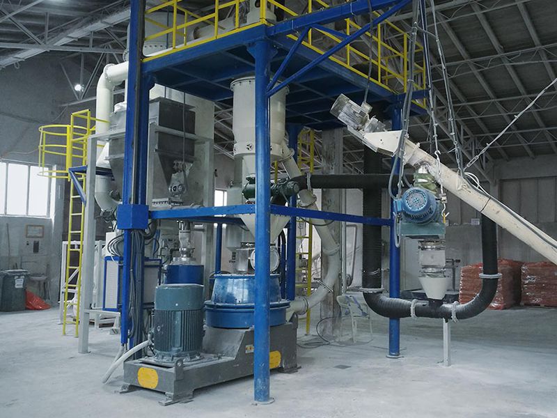 Линия шаровой мельницы для тяжелого карбоната кальция с классификацией и модификацией минерального завода в Сербии 